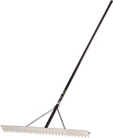 Garant EAAL36 Asphalt Rake, 84-1/2 in OAL, 36 in L Tine, Aluminum Tine, Aluminum Handle, 72 in L Handle